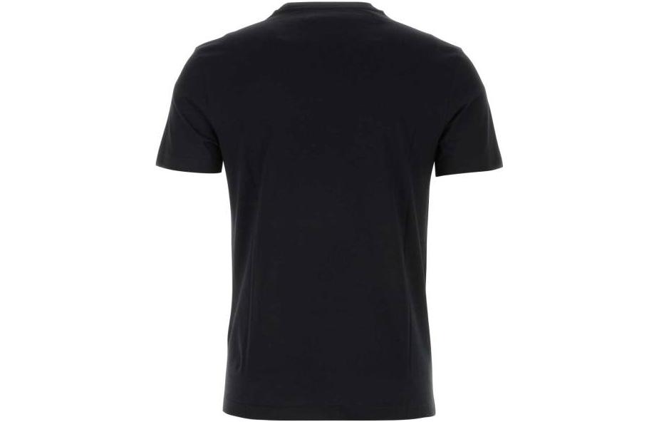 Lookbook VERSACE FW23 黑色純棉短袖圓領T恤 1008481-1A08489-1B000