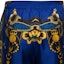 Cheap VERSACE FW23 Colorblock Print Mid-Rise Straight Casual Shorts Blue 1002476-1A07425-5U180