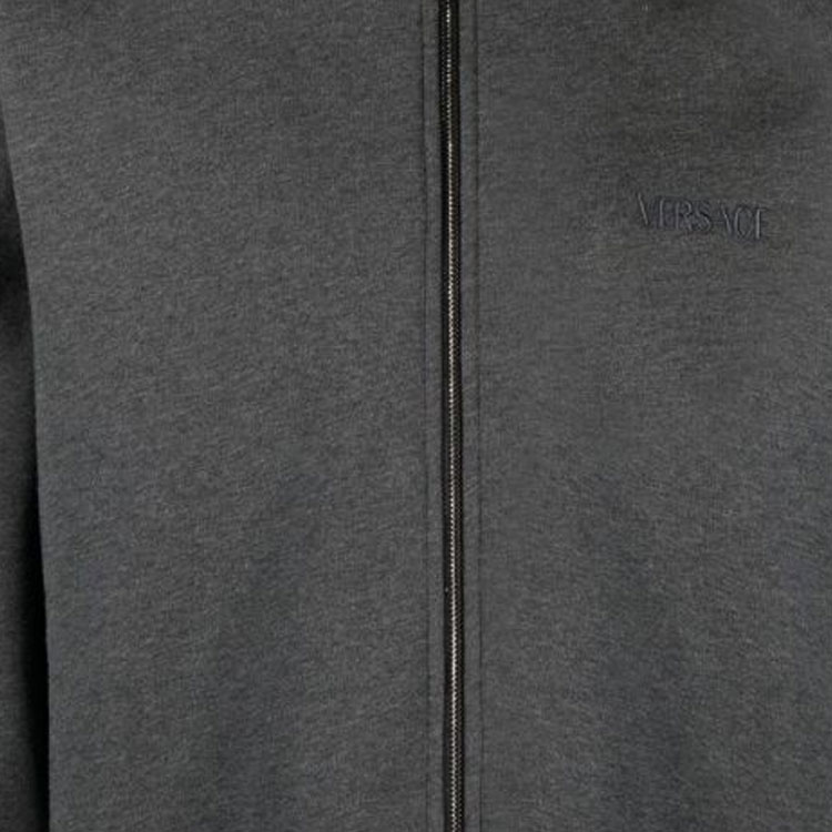 VERSACE FW23  Grey Embroidered Logo Long Sleeve Jacket 1013973-1A09876-5E010 圖 7