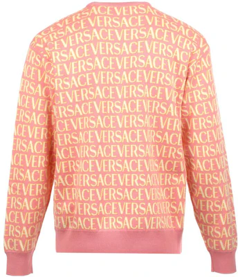 Sudadera Naranja Versace FW23 Cuello Redondo con Logo Estampado. 1010249-1A07466-5P830 Lookbook Sudadera Naranja Versace FW23 Cuello Redondo con Logo Estampado. 1010249-1A07466-5P830