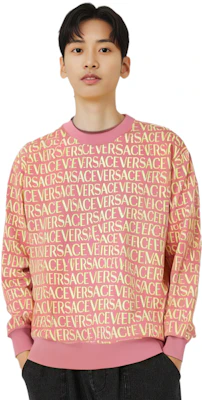 Sudadera Naranja Versace FW23 Cuello Redondo con Logo Estampado. 1010249-1A07466-5P830 Purchase Sudadera Naranja Versace FW23 Cuello Redondo con Logo Estampado. 1010249-1A07466-5P830