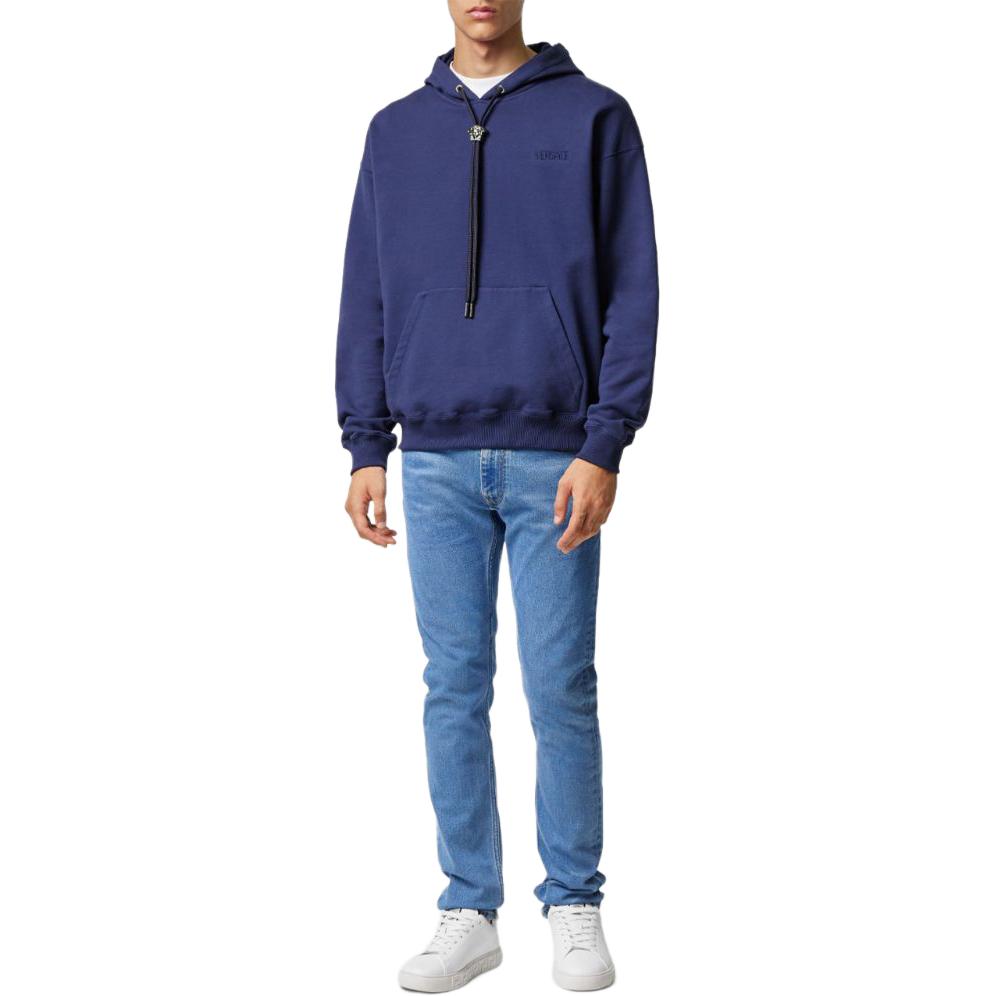 Lookbook VERSACE FW23  Slim Low-Waist Washed Jeans Indigo Blue 1011693-1A09961-1D360