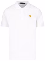 Order Versace FW23 純色寬鬆版短袖POLO衫 - 白色 1008492-1A06071-1W000