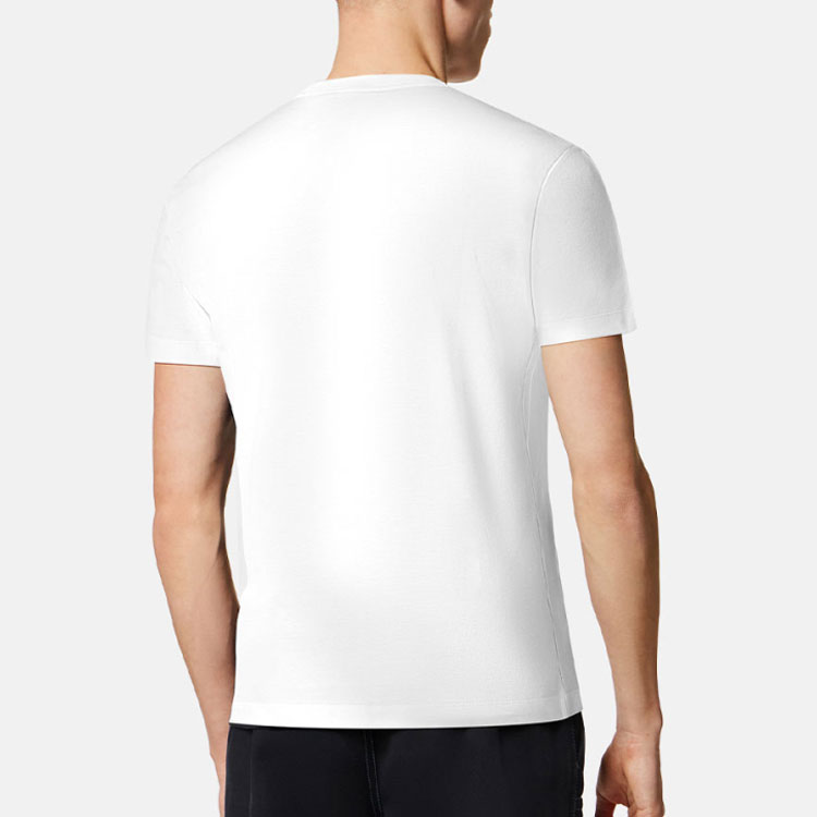 VERSACE FW23  White Pullover T-Shirt with Letter Logo Print. 1011504-1A08375-1W000 圖 4