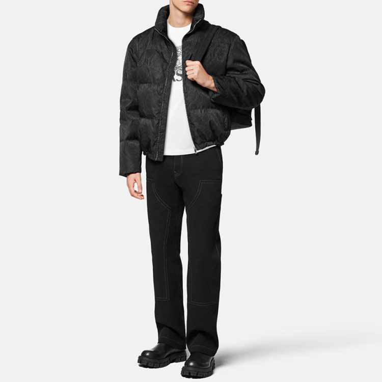 VERSACE FW23  White Pullover T-Shirt with Letter Logo Print. 1011504-1A08375-1W000 圖 5