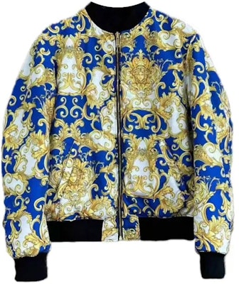 VERSACE FW23 巴洛克印花雙面拉鍊外套 男士 多色 A89511S-1A05885-5U050 Buy VERSACE FW23 巴洛克印花雙面拉鍊外套 男士 多色 A89511S-1A05885-5U050