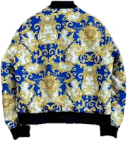 Shop VERSACE FW23 巴洛克印花雙面拉鍊外套 男士 多色 A89511S-1A05885-5U050