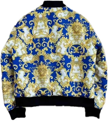 VERSACE FW23 巴洛克印花雙面拉鍊外套 男士 多色 A89511S-1A05885-5U050 Shop VERSACE FW23 巴洛克印花雙面拉鍊外套 男士 多色 A89511S-1A05885-5U050