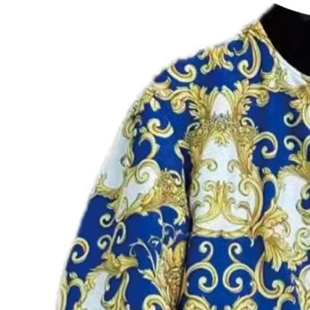 Sizing VERSACE FW23 巴洛克印花雙面拉鍊外套 男士 多色 A89511S-1A05885-5U050