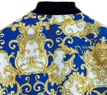 VERSACE FW23 巴洛克印花雙面拉鍊外套 男士 多色 A89511S-1A05885-5U050 1