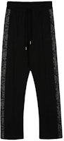 VERSACE FW23 Jacquard Pattern Straight-Leg Drawstring Casual Pants Black Men 1013253-1A09454-1B000 VERSACE FW23 Jacquard Pattern Straight-Leg Drawstring Casual Pants Black Men 1013253-1A09454-1B000