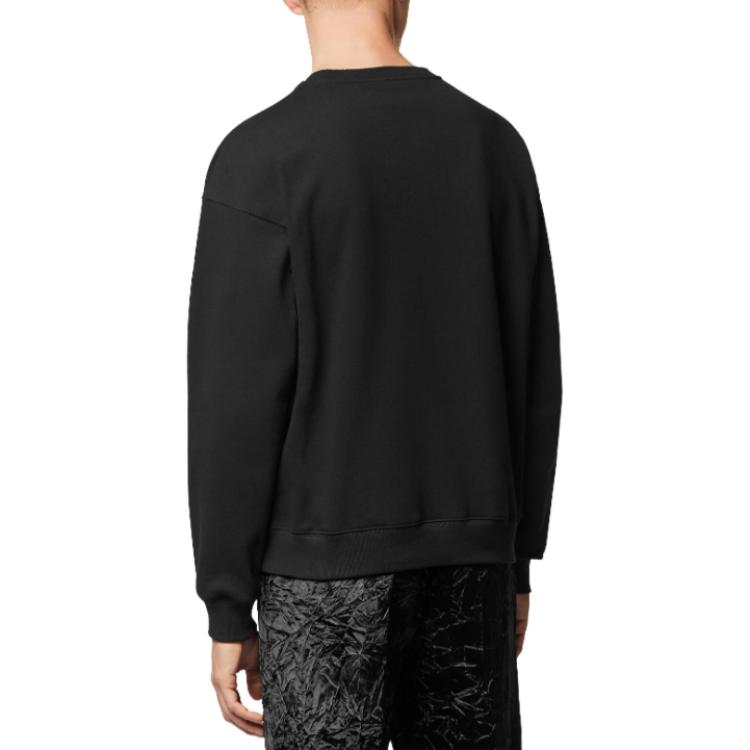 VERSACE FW23 Medusa Letter Print Crewneck Sweatshirt Black Men’s 1010688-1A07751-1B000 圖 4