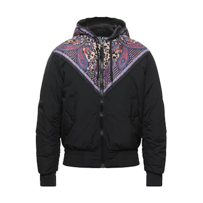 Versace Geometric Print Zip-Up Hoodie Jacket Long Sleeve A87512-A235782-A7027