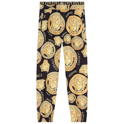 范思哲金色巴洛克印花标志运动长裤 A88538-1F00539-5B000 Order 范思哲金色巴洛克印花标志运动长裤 A88538-1F00539-5B000