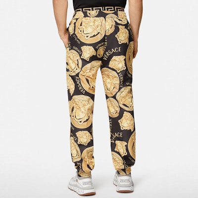 范思哲金色巴洛克印花标志运动长裤 A88538-1F00539-5B000 Shop 范思哲金色巴洛克印花标志运动长裤 A88538-1F00539-5B000