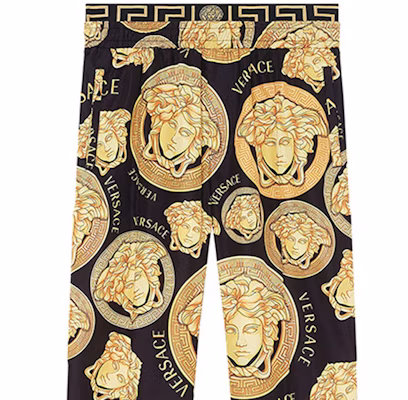 范思哲金色巴洛克印花标志运动长裤 A88538-1F00539-5B000 Details for 范思哲金色巴洛克印花标志运动长裤 A88538-1F00539-5B000