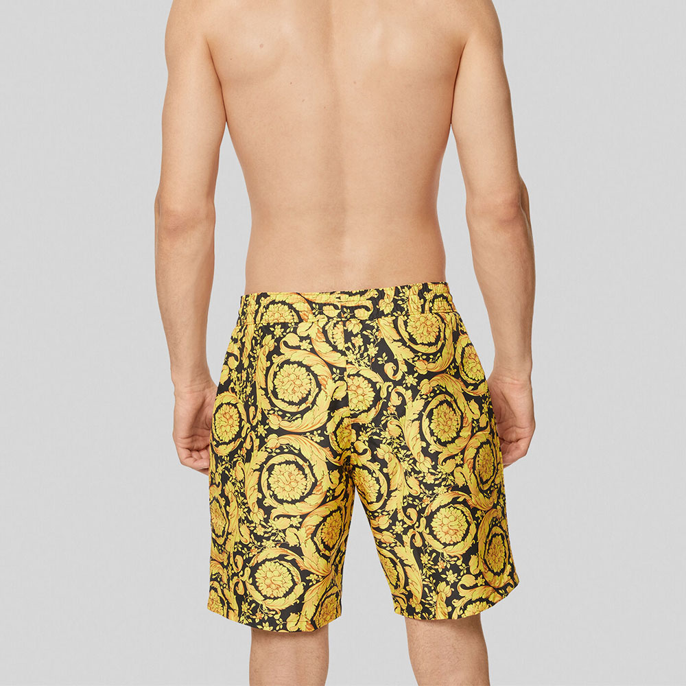 Purchase VERSACE 金色巴洛克印花短褲 ABU05021-A233170-A7900