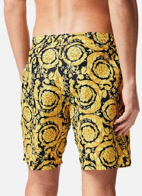 VERSACE 金色巴洛克印花短褲 ABU05021-A233170-A7900 Sizing VERSACE 金色巴洛克印花短褲 ABU05021-A233170-A7900