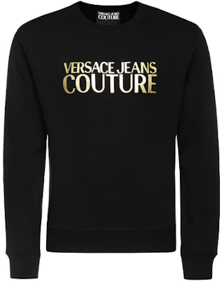 Versace Gold Logo Crewneck Pullover Sweatshirt Black B7GUB7K0-30220-Y6A Buy Versace Gold Logo Crewneck Pullover Sweatshirt Black B7GUB7K0-30220-Y6A