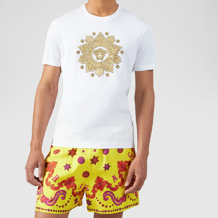 VERSACE Gold Medusa Head Short Sleeve Tee White A85171-A228806-A2088 圖 4