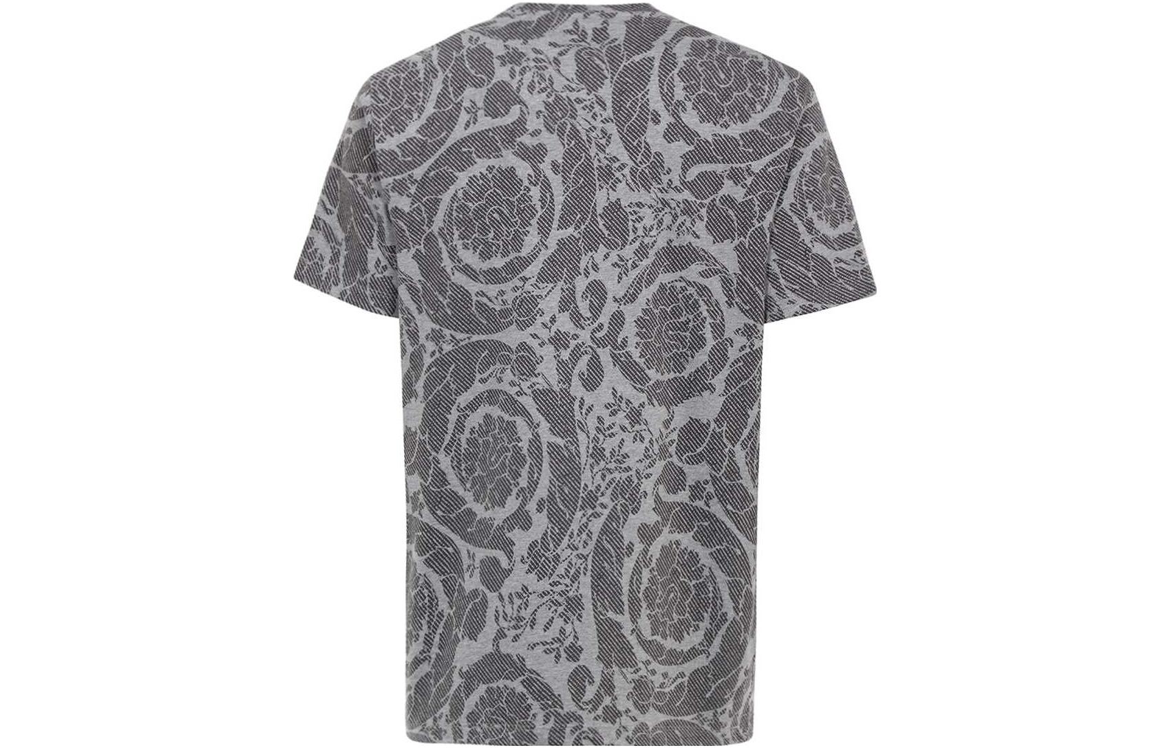 VERSACE Graphic Print Crew Neck Short Sleeve T-Shirt  Grey. 1012548-1A09037-2ED10 圖 3