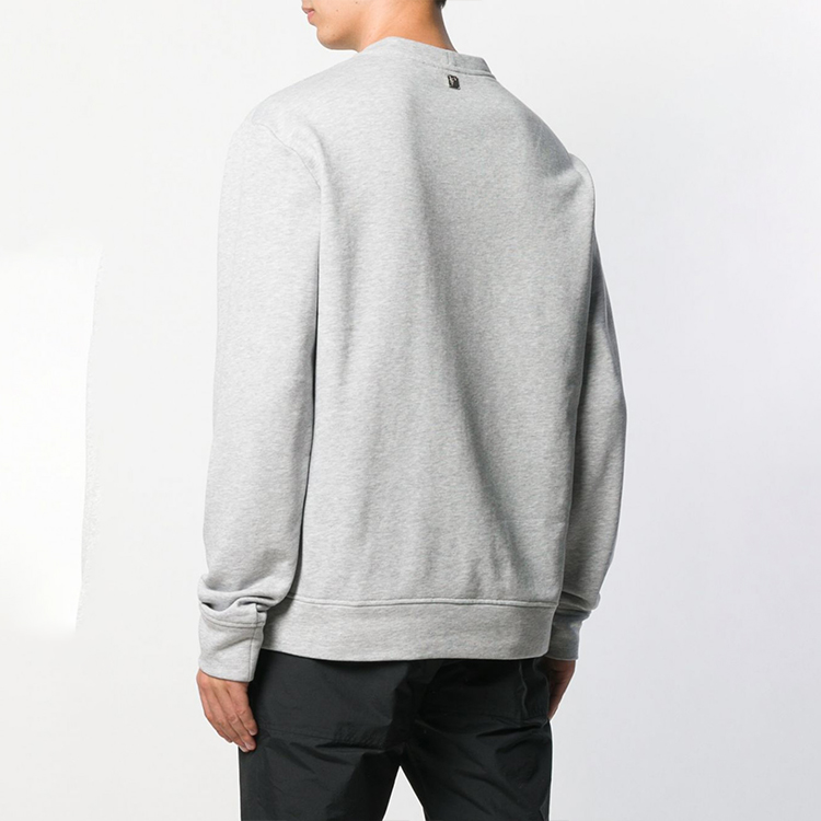 VERSACE Gray Crewneck Pullover Sweatshirt for Men V800821XX-VJ00358-V8015 圖 5