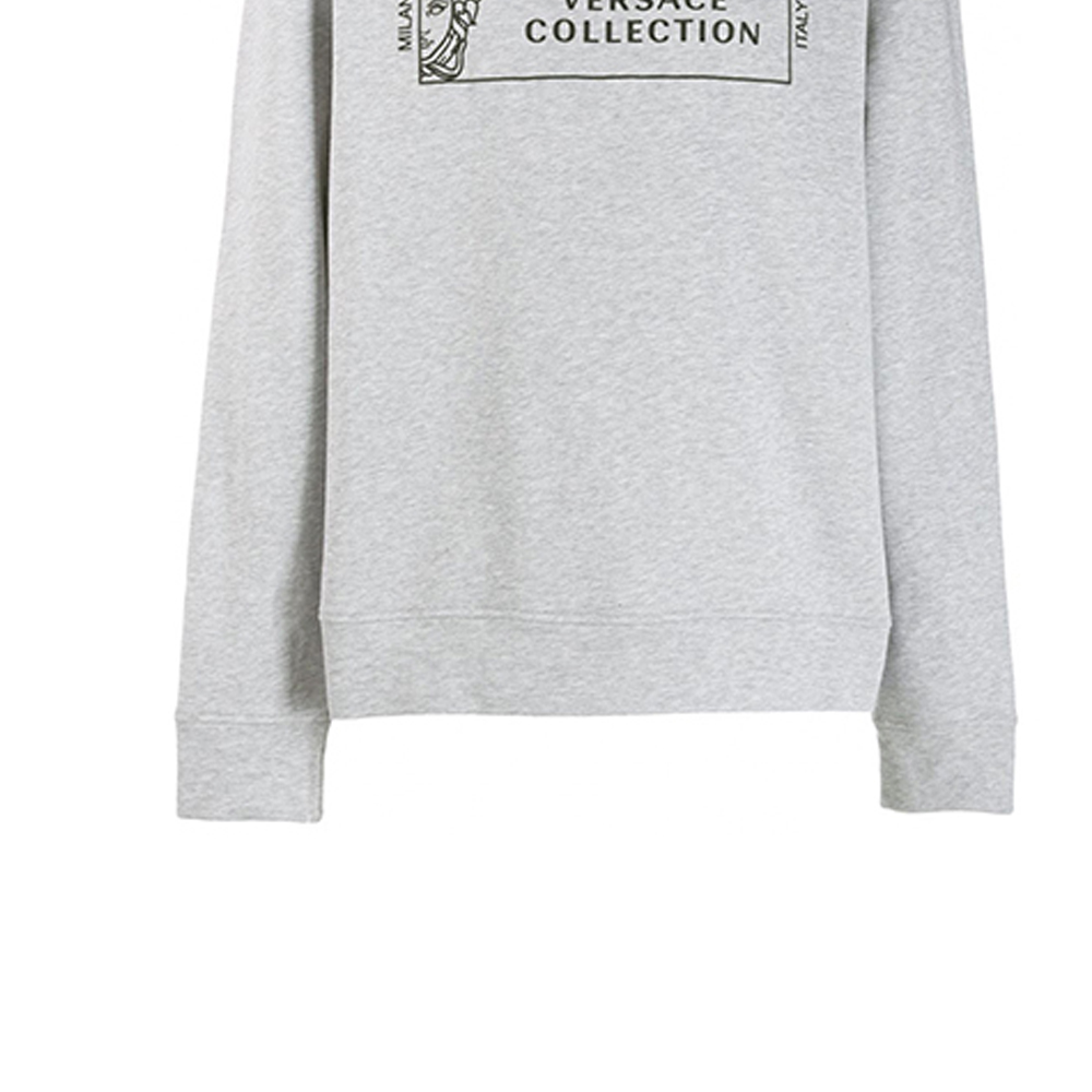 VERSACE Gray Crewneck Pullover Sweatshirt for Men V800821XX-VJ00358-V8015 圖 7
