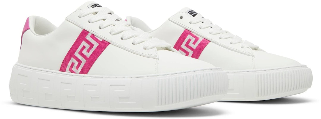 (W) Versace Greca 'Blanco Rosa' 1004184-1A00775-2W090 Cheap (W) Versace Greca 'Blanco Rosa' 1004184-1A00775-2W090