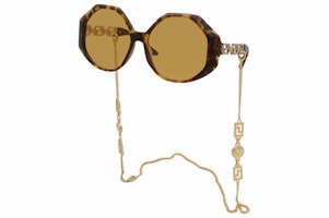 Versace Greca Chain Sunglasses Tortise (VE4395F-51197-59) Versace Greca Chain Sunglasses Tortise (VE4395F-51197-59)
