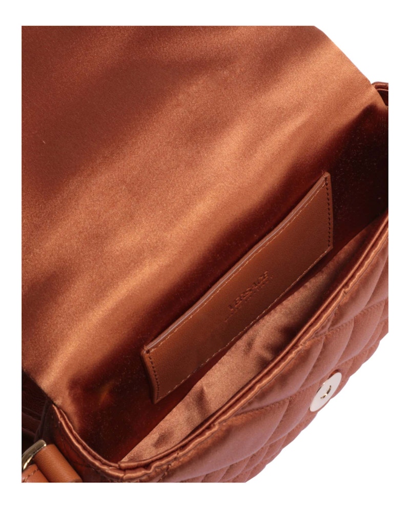 Order 베르사체 그레카 여신 퀼팅 새틴 카라멜 숄더백
