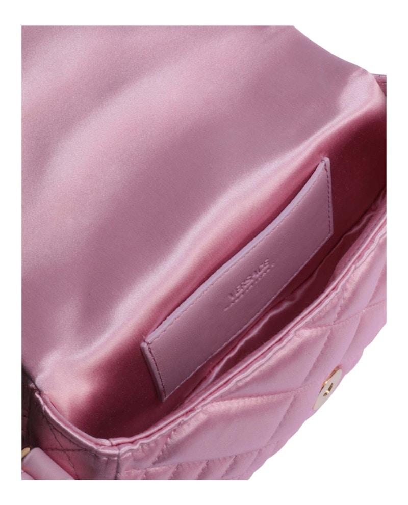 Order 베르사체 그레카 여신 퀼팅 새틴 숄더백 페일 핑크 
