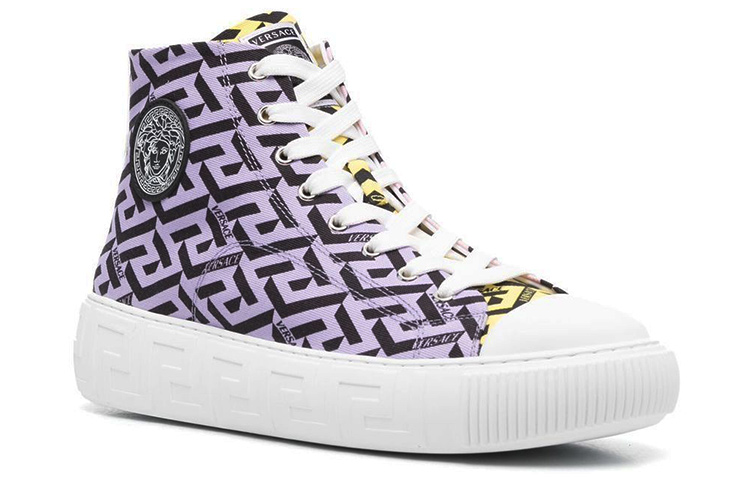 Versace Greca High-Top Sneakers 'Pink Purple' 圖 2