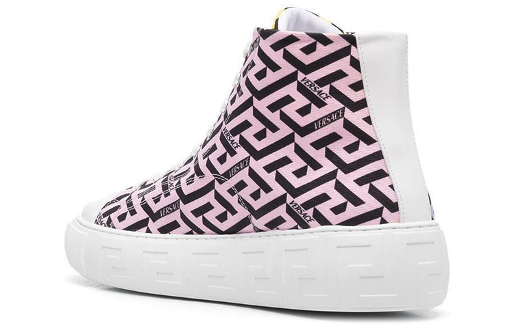 Versace Greca High-Top Sneakers 'Pink Purple' 圖 4