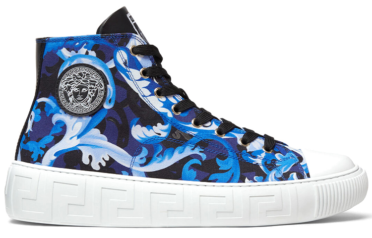 Versace Greca High 'Barocco Print - Lapis' 圖 2
