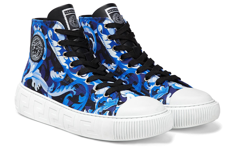 Versace Greca High 'Barocco Print - Lapis' 圖 3