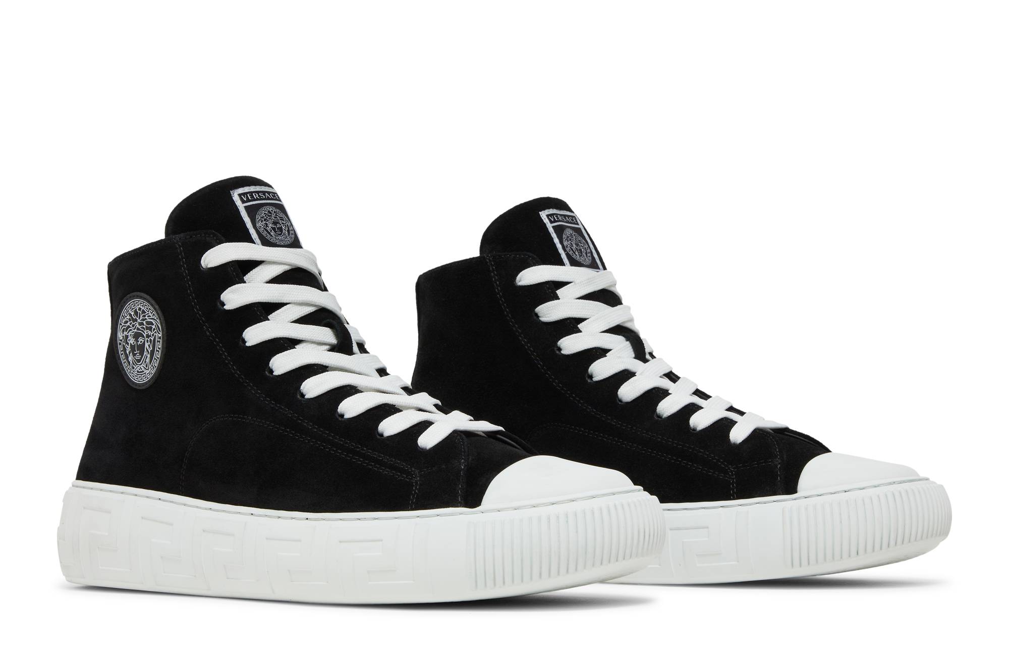 Cheap 范思哲 Greca 高帮‘黑色’ DSU8403-DTE3G-D41P