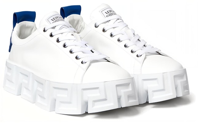 Versace Greca Labyrinth 'Putih Biru' Sneakers 1003134-1A02500_2W660 Lookbook Versace Greca Labyrinth 'Putih Biru' Sneakers 1003134-1A02500_2W660