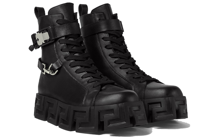 Versace Greca Labyrinth Ankle Boot 'Black' 圖 3