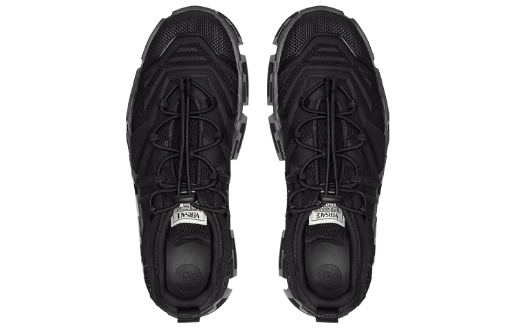 Purchase 范思哲 Greca 迷宮黑色綁帶 1002189-1A01687-1B000