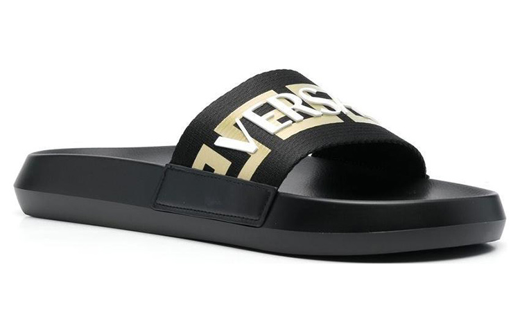 Order Versace Sandalia 'Negro Amarillo' 1008732_1A05627_2B150