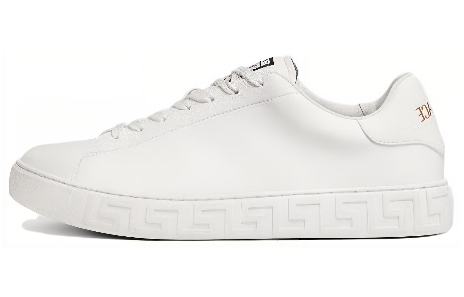 VERSACE Greca Low-Top Sneakers White Casual Shoes 1014460-1A09608_1W010