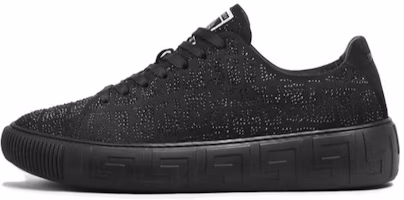 Versace Greca Low 'Crystal Croc Effect - Black' DSU8404-1A08961_1B000 Versace Greca Low 'Crystal Croc Effect - Black' DSU8404-1A08961_1B000