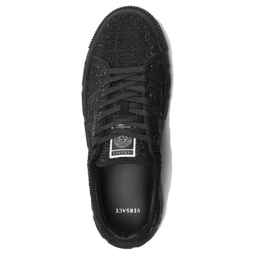 Versace Greca Low 'Crystal Croc Effect - Black' 圖 3