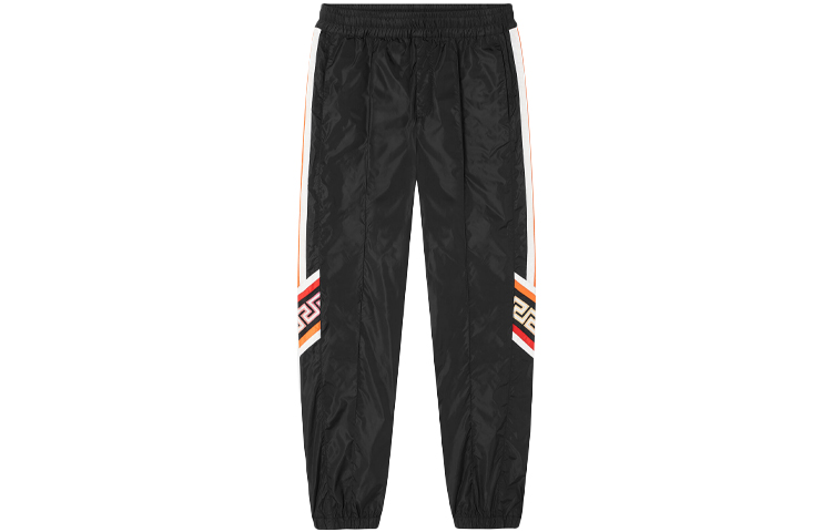 Order Versace Greca Pattern Elastic Waist Knit Joggers - Black 1001058-1A00709-6B120