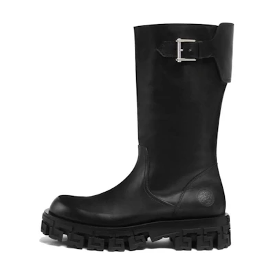 Versace Greca Portico Chelsea Boot 'Black'