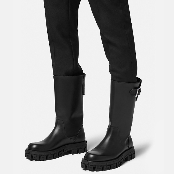 Versace Greca Portico Chelsea Boot 'Black' 圖 4