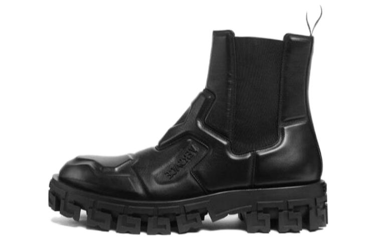 Buy Versace Greca Portico Chelsea Boot 'Kulit Hitam' 1011422-1A08575_1B000