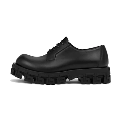 Versace Greca Portico Loafer 'Embossed Sole Black'