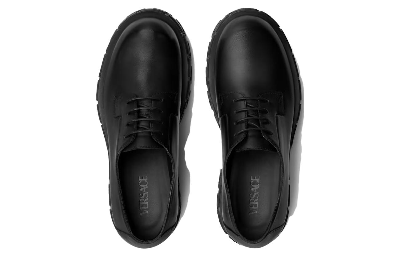 Versace Greca Portico Loafer 'Embossed Sole Black' 圖 4