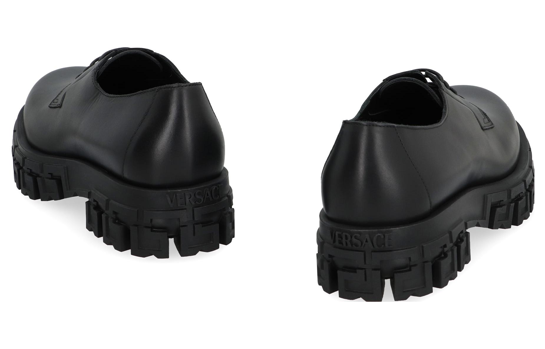 Versace Greca Portico Loafer 'Embossed Sole Black' 圖 5